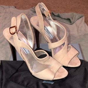 Prada 36 suede heels